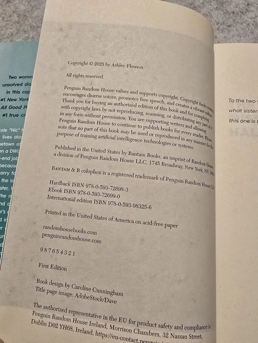 The Missing Half by Ashley Flowers Hardcover